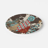 西クリスマスツリーパーティー紙プレート ペーパープレート (アングル)