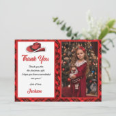 西クリスマスハットパーティーサンキューカード 招待状 (スタンド正面)