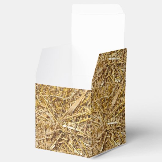 西クリスマスパーティーの好意またはギフトボックス干しベール フェイバーボックス (オープン)