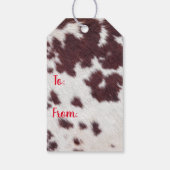 西クリスマスプレゼントラベル ギフトタグ (裏面)