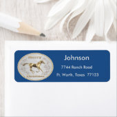 西クリスマスベルトバックル ラベル (インサイチュ)