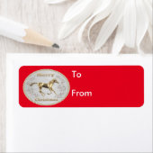 西クリスマスベルトバックル ラベル (インサイチュ)