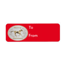 西クリスマスベルトバックル