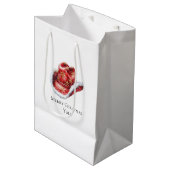 西クリスマスレッドカウボーイ女性のカーボーイハット ミディアムペーパーバッグ (正面アングル)