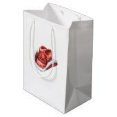 西クリスマスレッドカウボーイ女性のカーボーイハット ミディアムペーパーバッグ (裏面アングル)