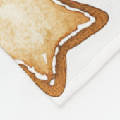 西クリスマス女性のカーボーイカウボーイ フリースブランケット (角)