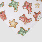 西クリスマス女性のカーボーイカウボーイ 薄葉紙 (詳細)