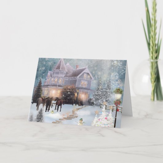 西クリスマス シーズンカード (正面)