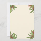 西クリスマス、ホリデーホームダウン、カウボーイパーティー セーブザデート (裏面)