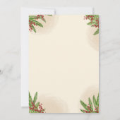 西クリスマス、ホリデーホームダウン、カウボーイパーティー セーブザデート (裏面)