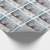 西クリスマス ラッピングペーパー (角)