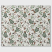 西クリスマス ラッピングペーパー (フラット)