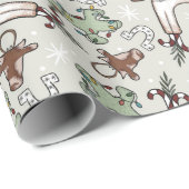 西クリスマス ラッピングペーパー (ロールコーナー)