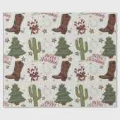 西クリスマス ラッピングペーパー (フラット)