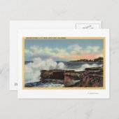 西クリフドライブのブレーカーのビュー ポストカード (正面/裏面)