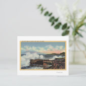 西クリフドライブのブレーカーのビュー ポストカード (スタンド正面)