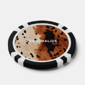 西クリームブラウンカウボーイコウィド ポーカーチップ (シングル)