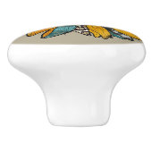 西クールひまわりカウボーイ セラミックノブ (側面)