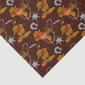 西クールカウボーイパターンのタイル 薄葉紙 (詳細)