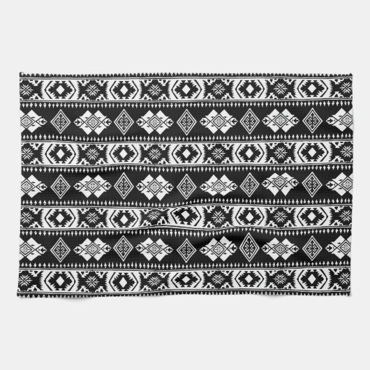 西クールタイル模様 キッチンタオル (横)