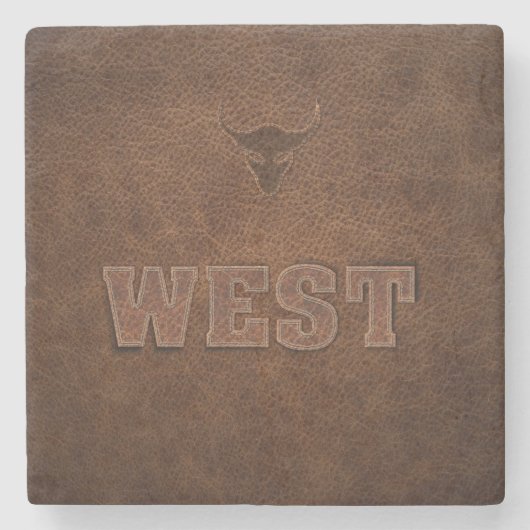 西クール文字カスタマイズ- It ストーンコースター (正面)