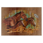 西クール馬牧場 カッティングボード (正面)