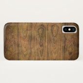 西グランジ国の素朴な納屋の木 Case-Mate iPhoneケース (裏面(横))