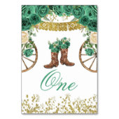 西グリーンハンターチャラ表番号 テーブルナンバー (裏面)