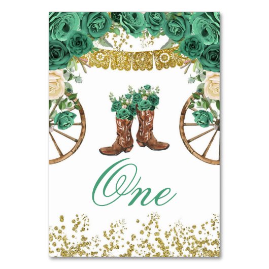 西グリーンハンターチャラ表番号 テーブルナンバー (正面)