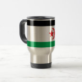 西サハラの旗 トラベルマグ (正面左)