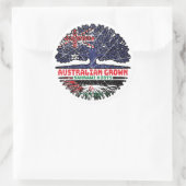 西サハラサラウィオーストラリアの木 ラウンドシール (バッグ)