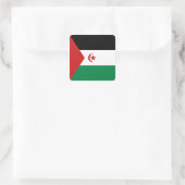 西サハラ国旗のシール スクエアシール (バッグ)