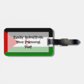 西サハラ簡単ID個人 ラゲッジタグ (裏面横)