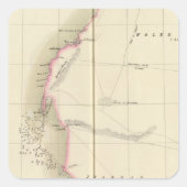 西サハラ、アフリカ12 スクエアシール (正面)