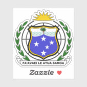 西サモアの紋章（1951年～1962年） シール (シート)