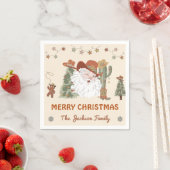 西サンタクリスマスパーティー スタンダードカクテルナプキン (インサイチュ)