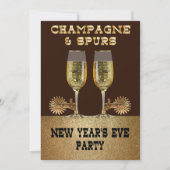 西シャンパンとシュプール大晦日のパーティー 招待状 (正面)