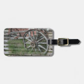 西スタイル素朴ワゴン車ラゲージタグ ラゲッジタグ (正面横)