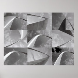 西セントルイスのアーチへの有名なゲートウェイ ポスター