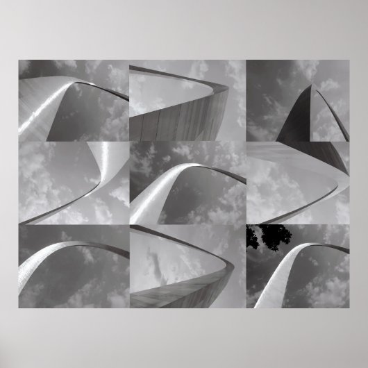 西セントルイスのアーチへの有名なゲートウェイ ポスター (正面)