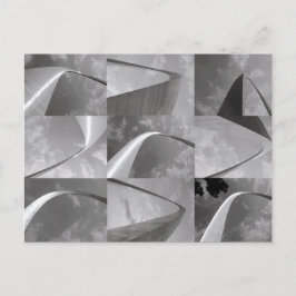 西セントルイスのアーチへの有名なゲートウェイ ポストカード