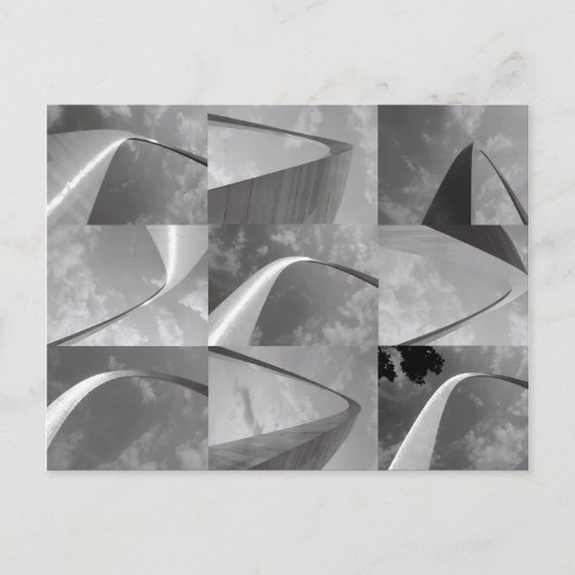 西セントルイスのアーチへの有名なゲートウェイ ポストカード (正面)