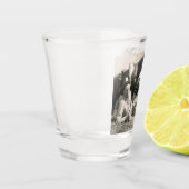 西ソルトグラスレートライドライビングランチストップング ショットグラス (左)