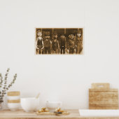 西タウンフォーク – 小さなポスター ポスター (キッチン)