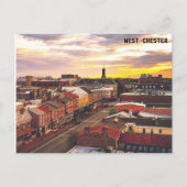 西チェスター日の出はがき ポストカード (正面)