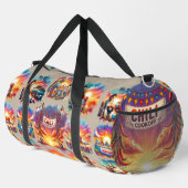 西チリ料理シーン1 カスタム ダッフルバッグ (右コーナー)