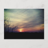 西テキサス州の日の出 ポストカード (正面)