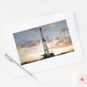 西テキサス州掘削装置 長方形シール (封筒)