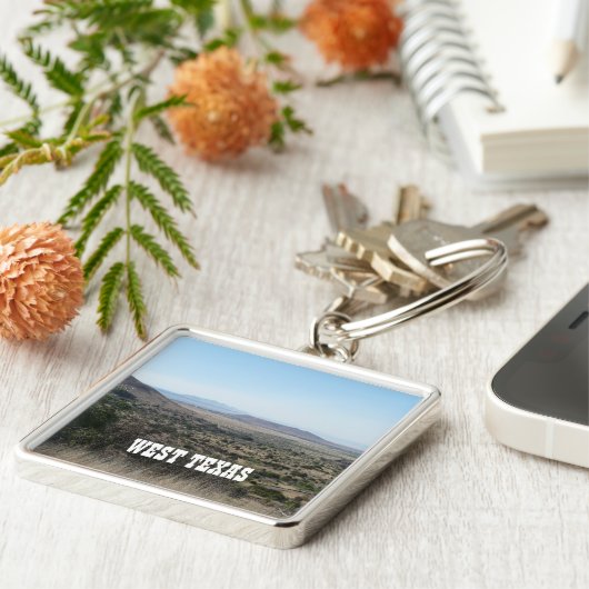 西テキサス州景観 キーホルダー (側面)