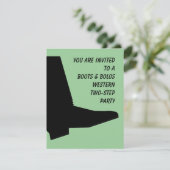 西テキサス州2段テーマパーティの招待状 招待状 (スタンド正面)